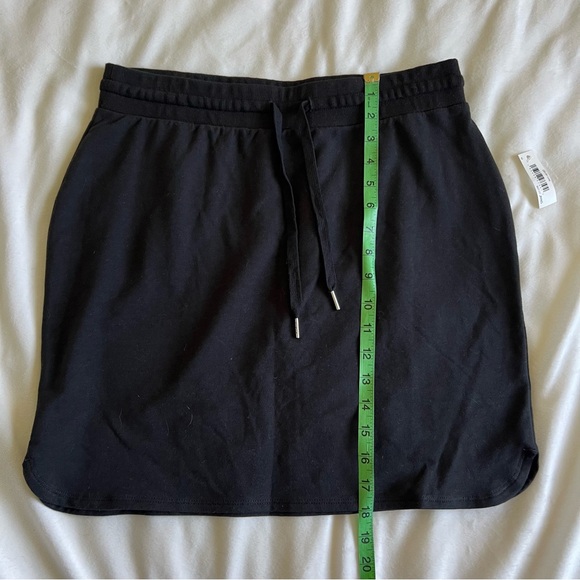 Daily ritual-Women's Terry Cotton and Modal Drawstring Sweatshirt Skirt - Picture 11 of 14